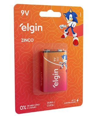 BATERIA 9V ELGIN COMUM